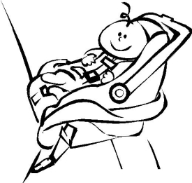 Infant car safety seat